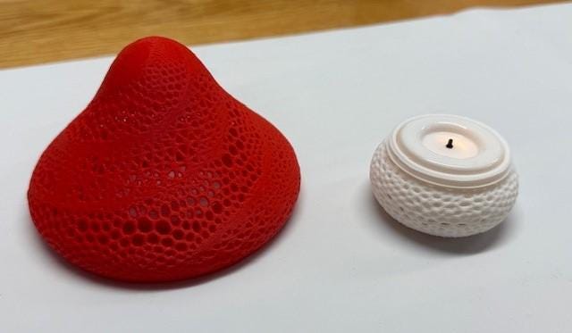 Mushroom Tea Light Lamp