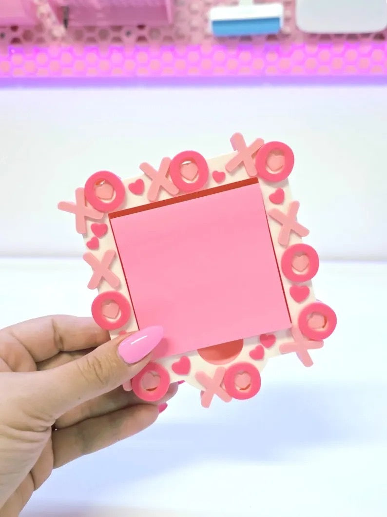 XOXO Sticky Note Holder