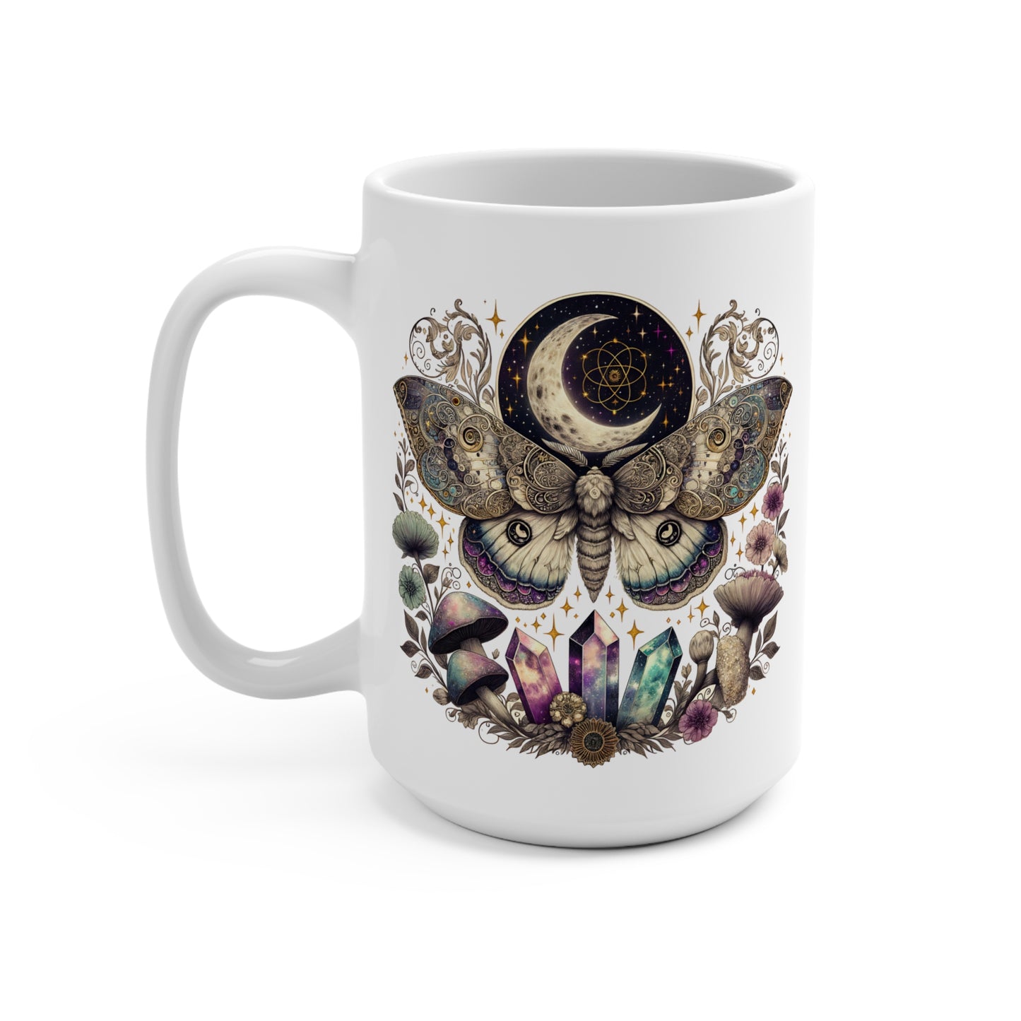 Mystical  Moth 15oz Mug