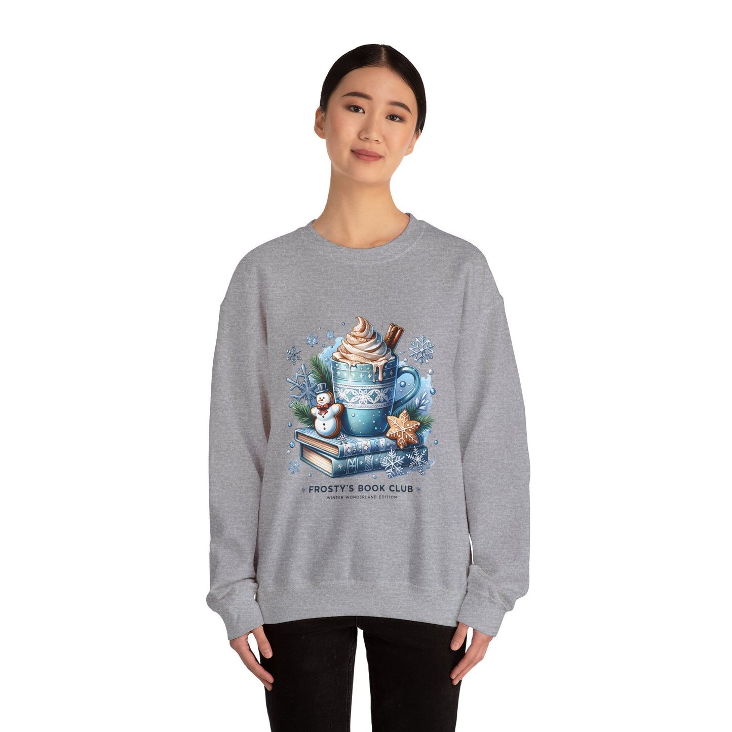 Frosty’s Book Club Sweatshirt — Cozy Winter Reading Crewneck