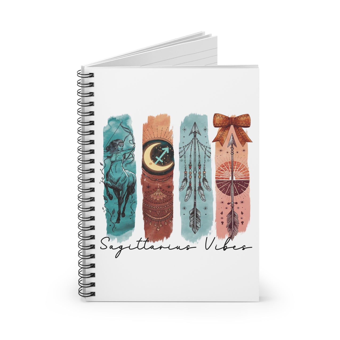 Sagittarius Astrological Spiral Notebook