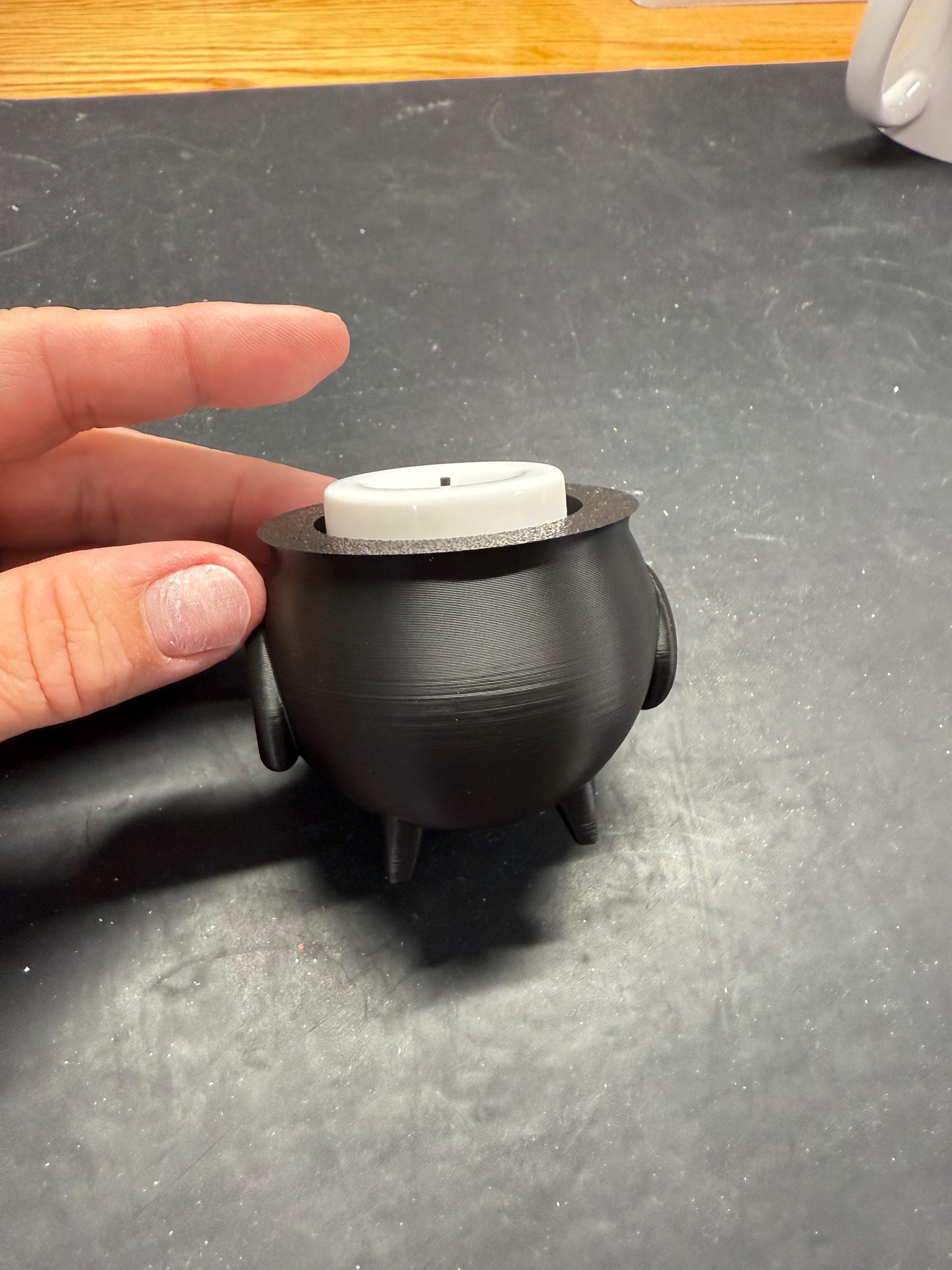 Cauldron Tea Light Holder