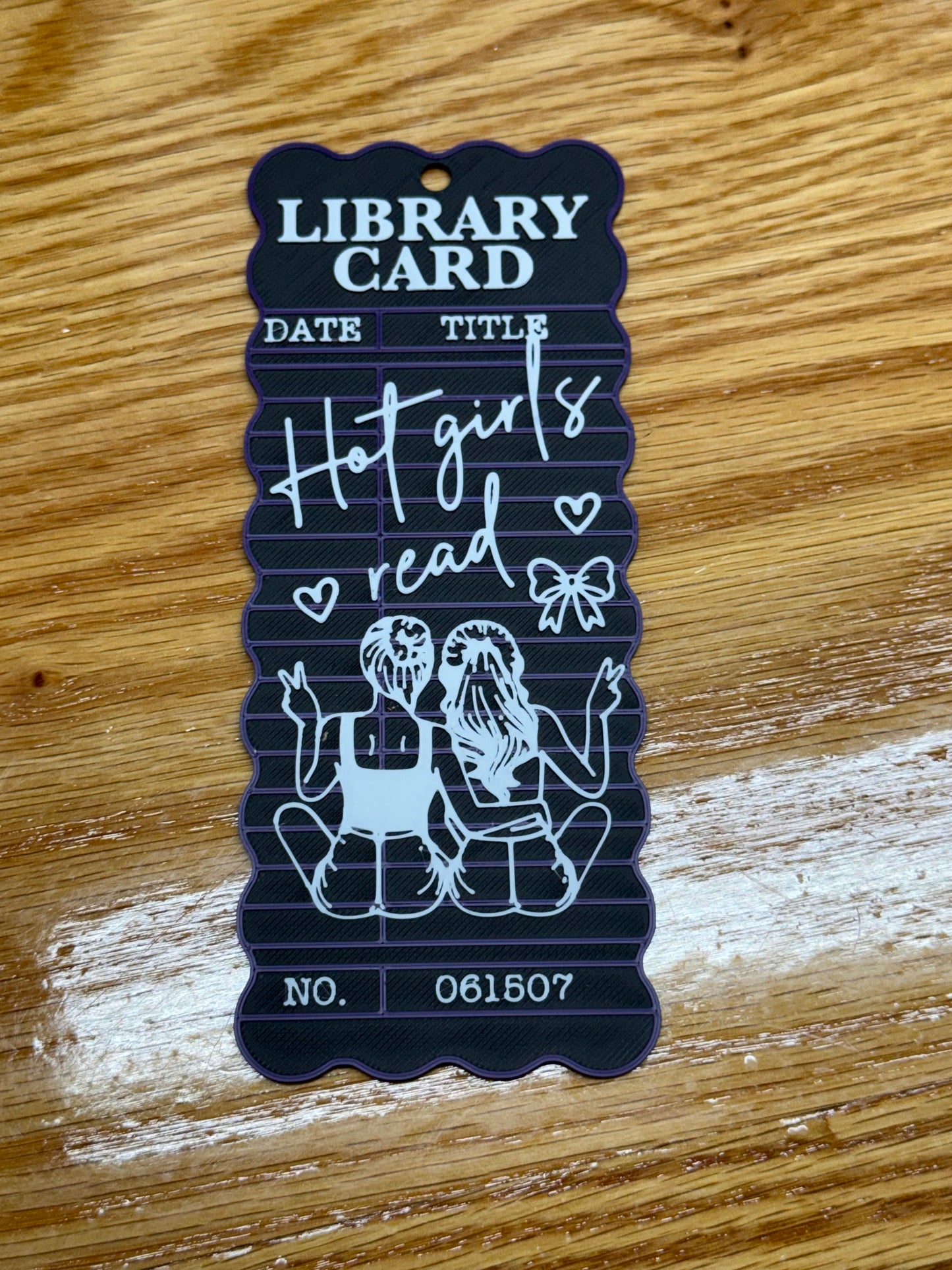 Hot Girls Read-Library Card Bookmarks
