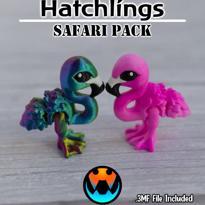 Tiny Guardians of Magic – 3D Printed Mini Animals