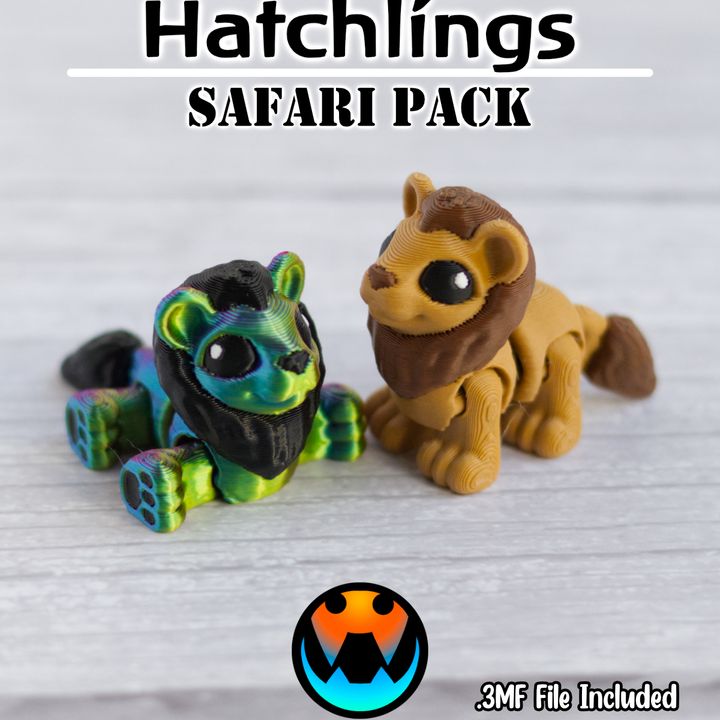 Tiny Guardians of Magic – 3D Printed Mini Animals