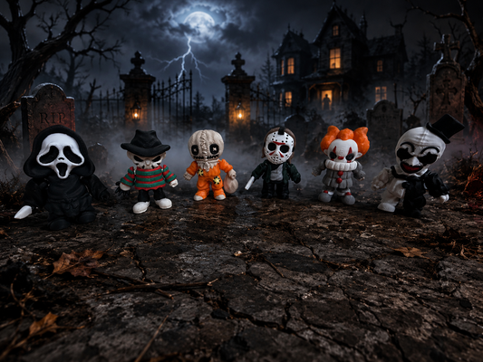 Mini Horror Figures - Set of 6