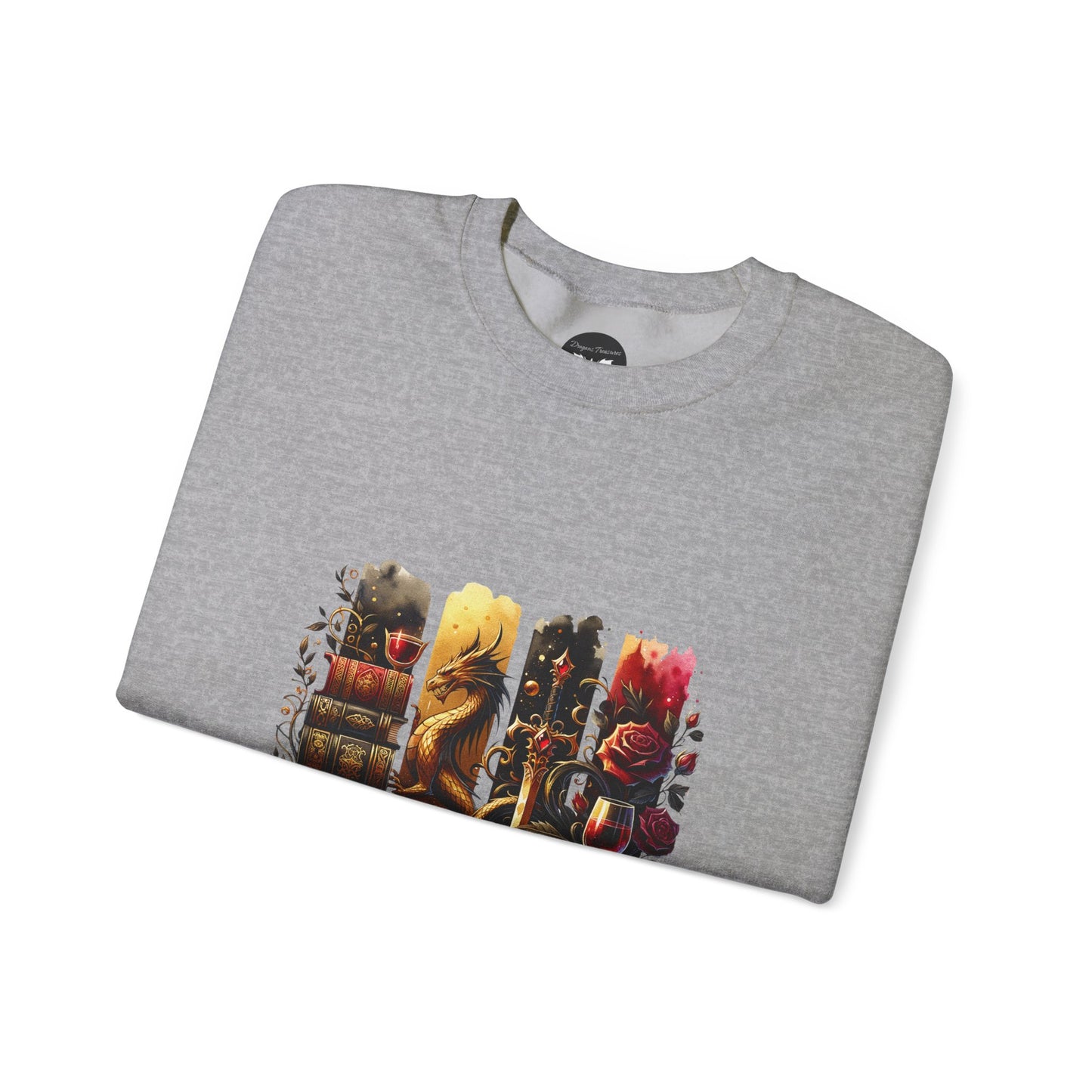 Dragon Fantasy Book Lover Sweatshirt