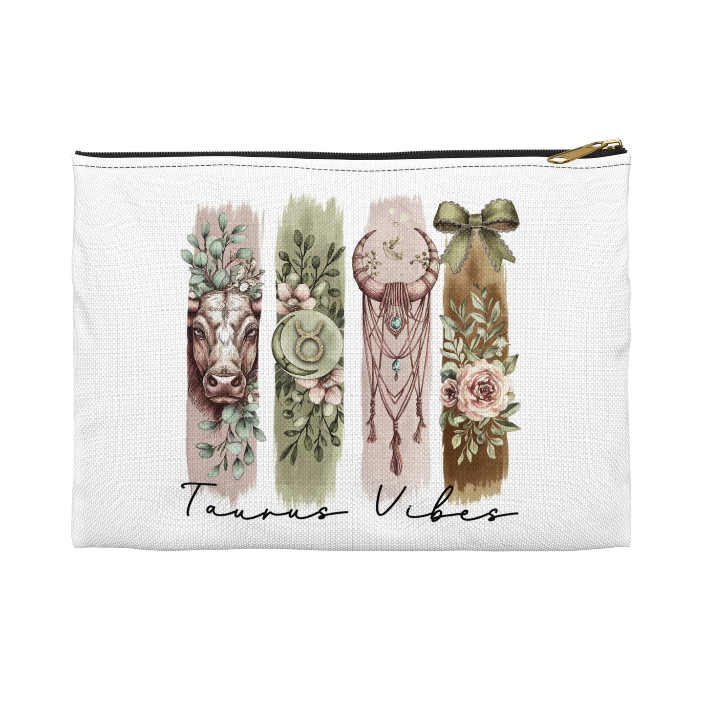 Taurus Astrological Accessory Pouch