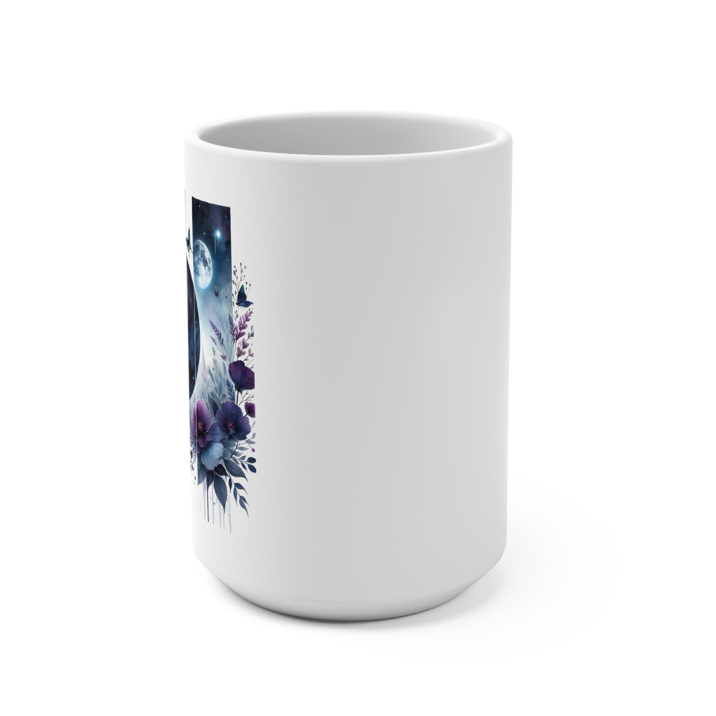 Enchanting Galaxy Floral 15oz Mug