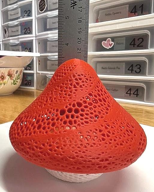 Mushroom Tea Light Lamp