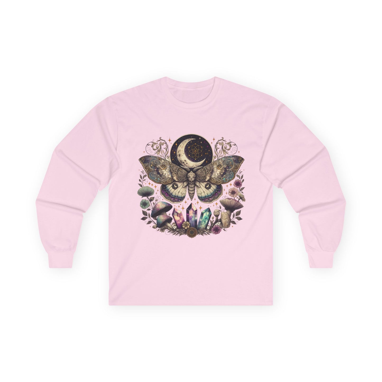 Mystical  Moth Long Sleeve Tee