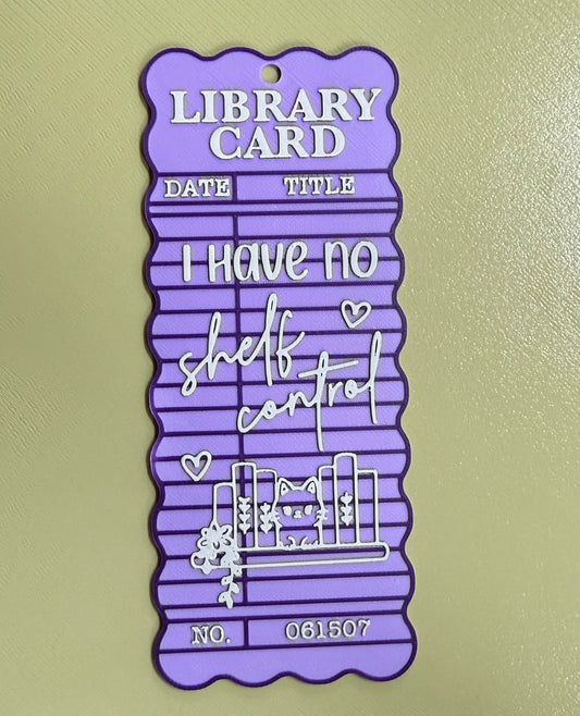 Shelf Control-Library Card Bookmarks