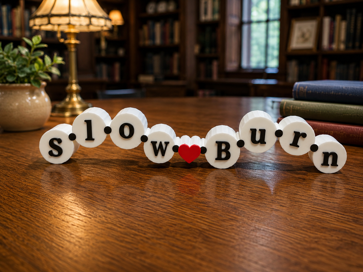 Slow Burn Friendship Bracelet Bead Shelf Decor