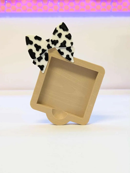 Cow Bow Sticky Note Holder