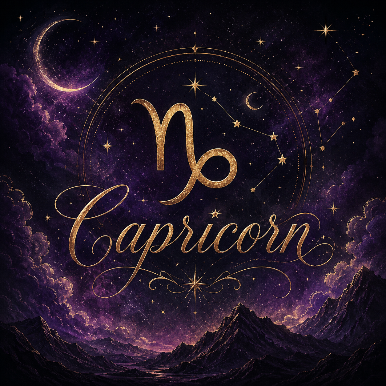 Capricorn Zodiac Essentials Gift Set