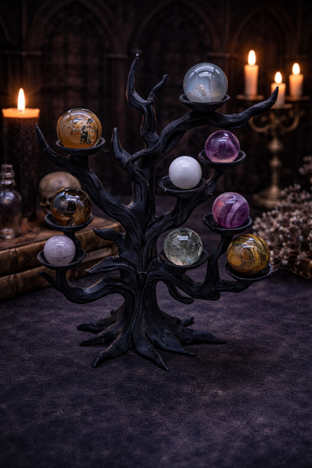 Tree Multi-Crystal Sphere Holder
