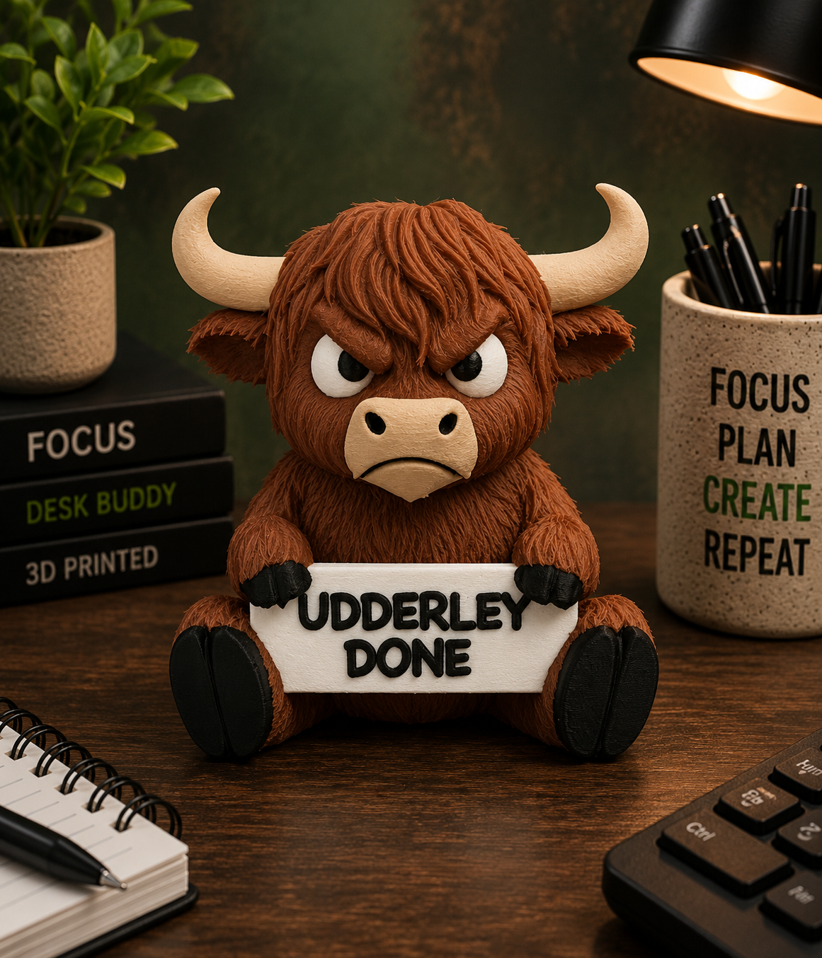 Highland Cow- Udderly Done