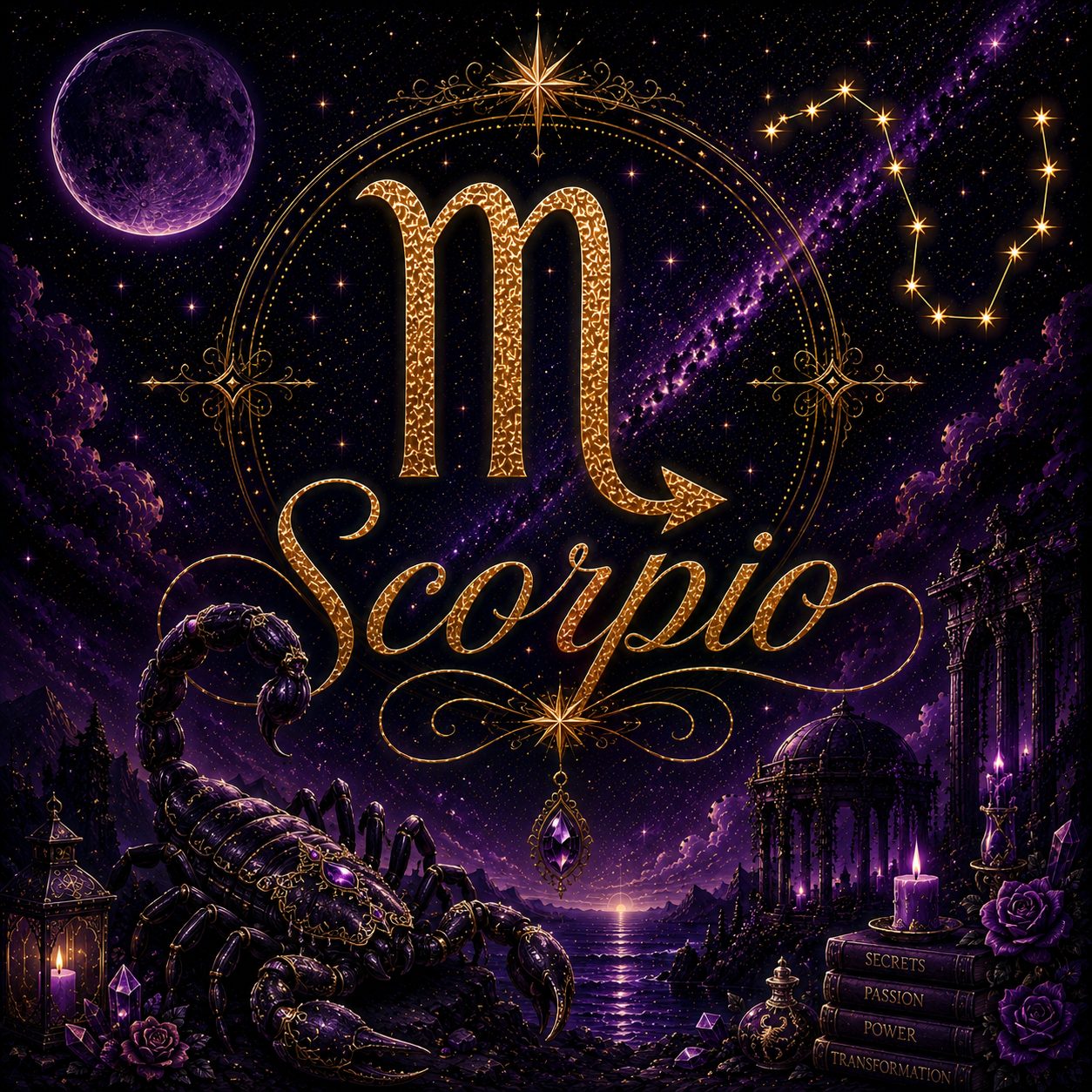Scorpio Zodiac Essentials Gift Set