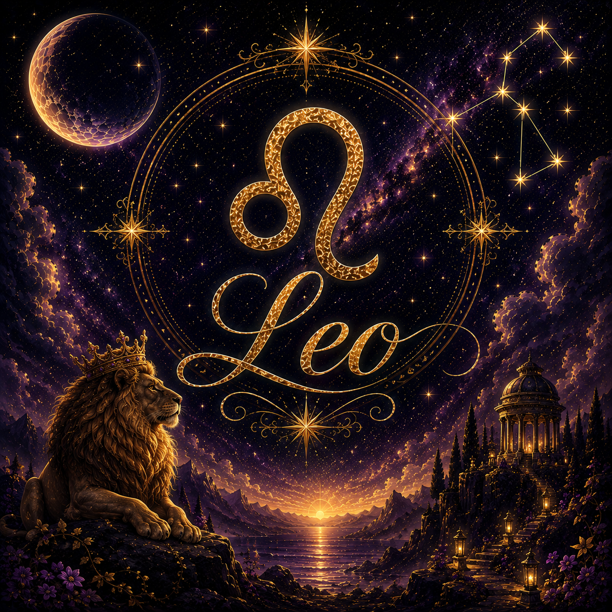 Leo Zodiac Essentials Gift Set