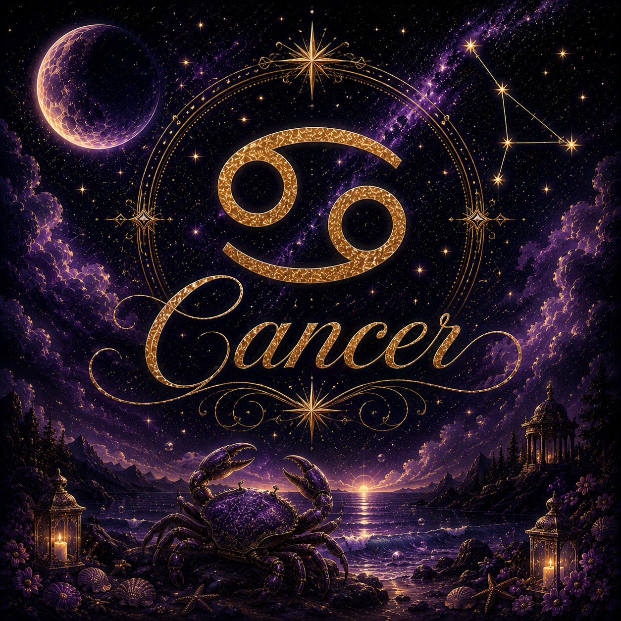 Cancer Zodiac Essentials Gift Set