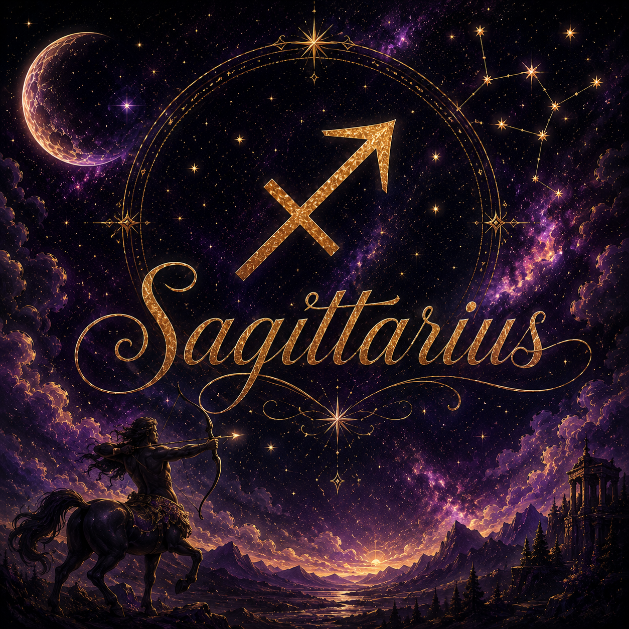 Sagittarius Zodiac Essentials Gift Set