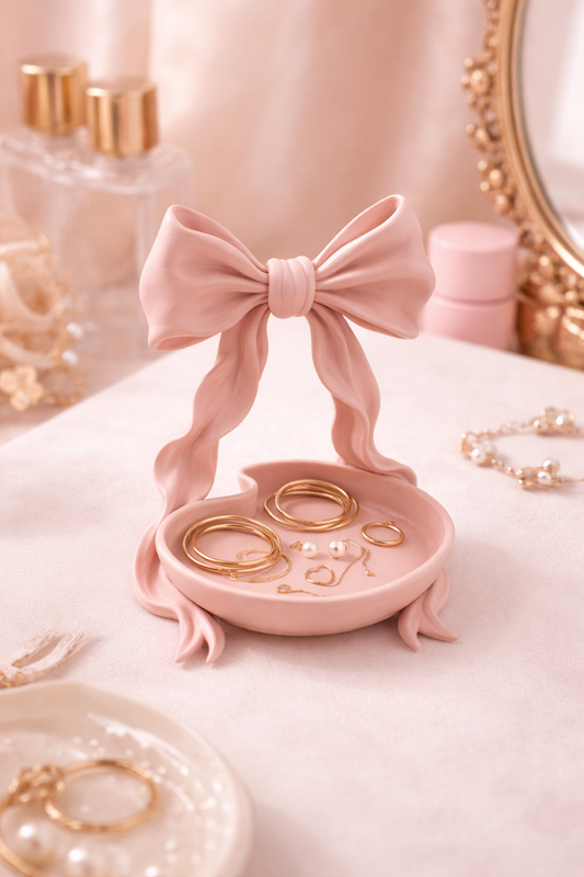 Tall Bow Trinket Tray