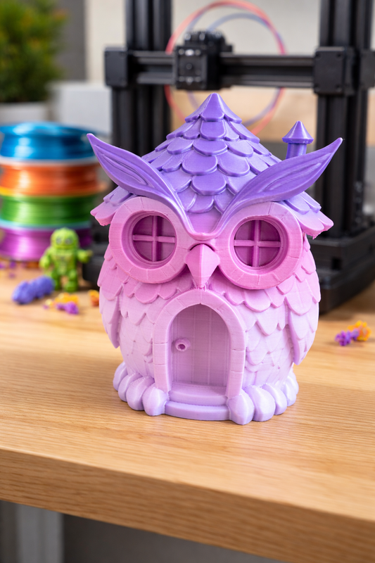 Owl Fairy House