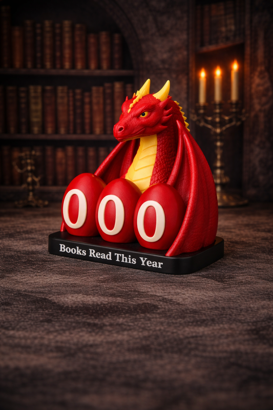 3D Printed Dragon Book Tracker