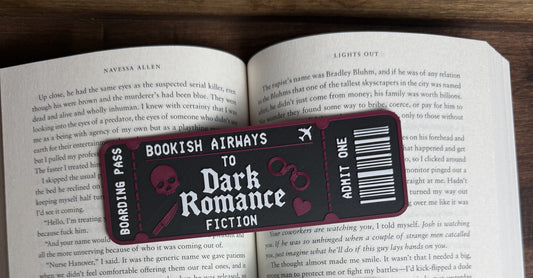 Dark Romance Ticket Bookmark