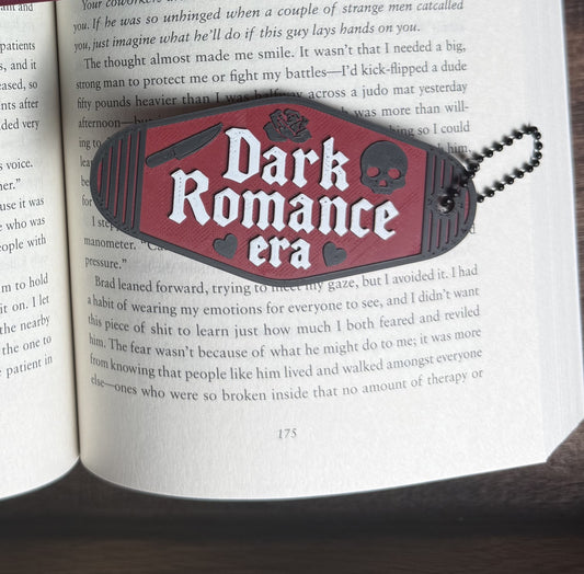 Dark Romance Motel Keychain