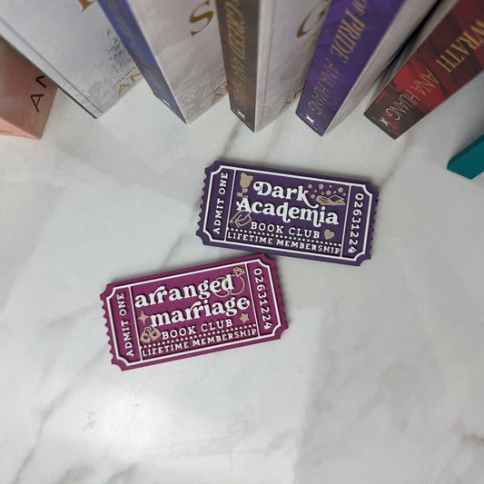 Dark Acadamia Trope Ticket