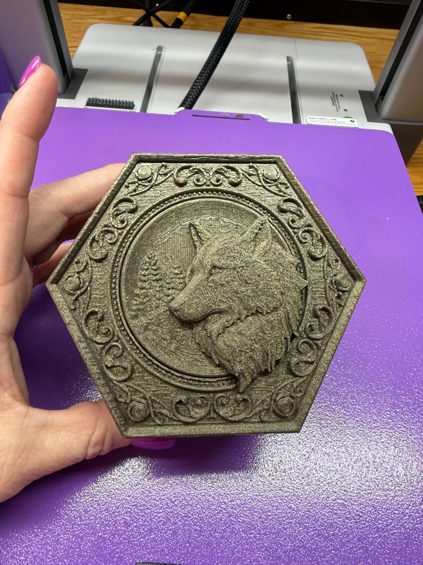 Misfit Wolf Curio Box
