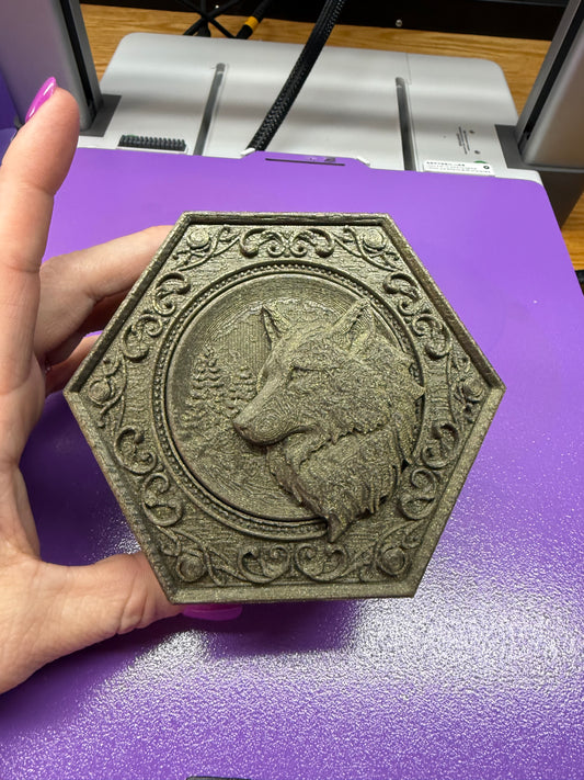 Misfit Wolf Curio Box