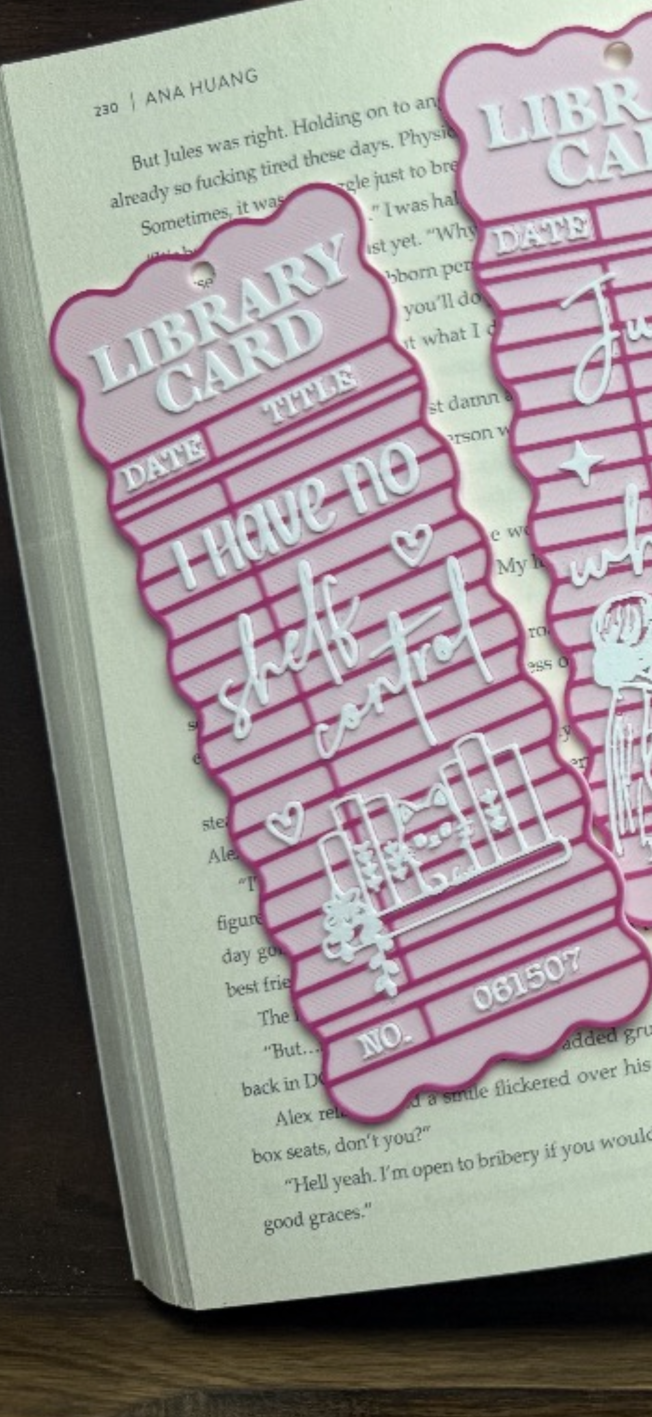Shelf Control-Library Card Bookmarks
