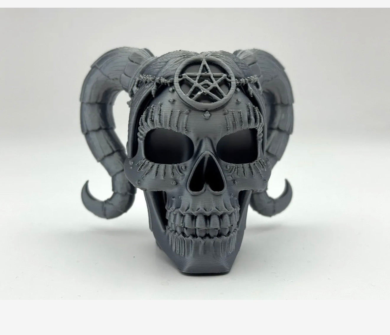 Creepy Female Skull