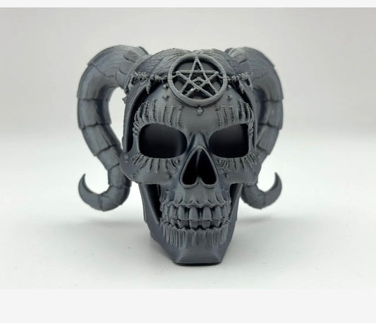 Creepy Female Skull