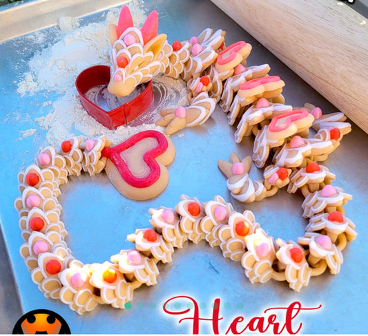 Heart Cookie Dragon
