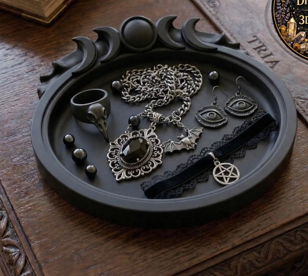 Gothic Triple Moon Tray