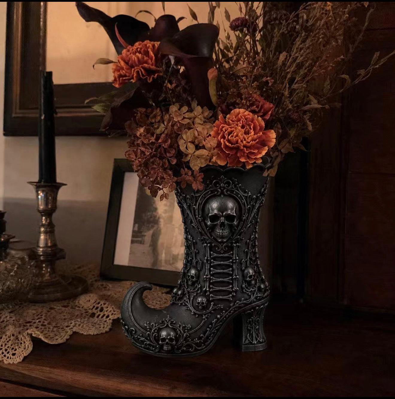 Witch Boot Pen Holder/Vase