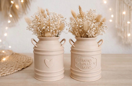Vintage Milk Can Vase