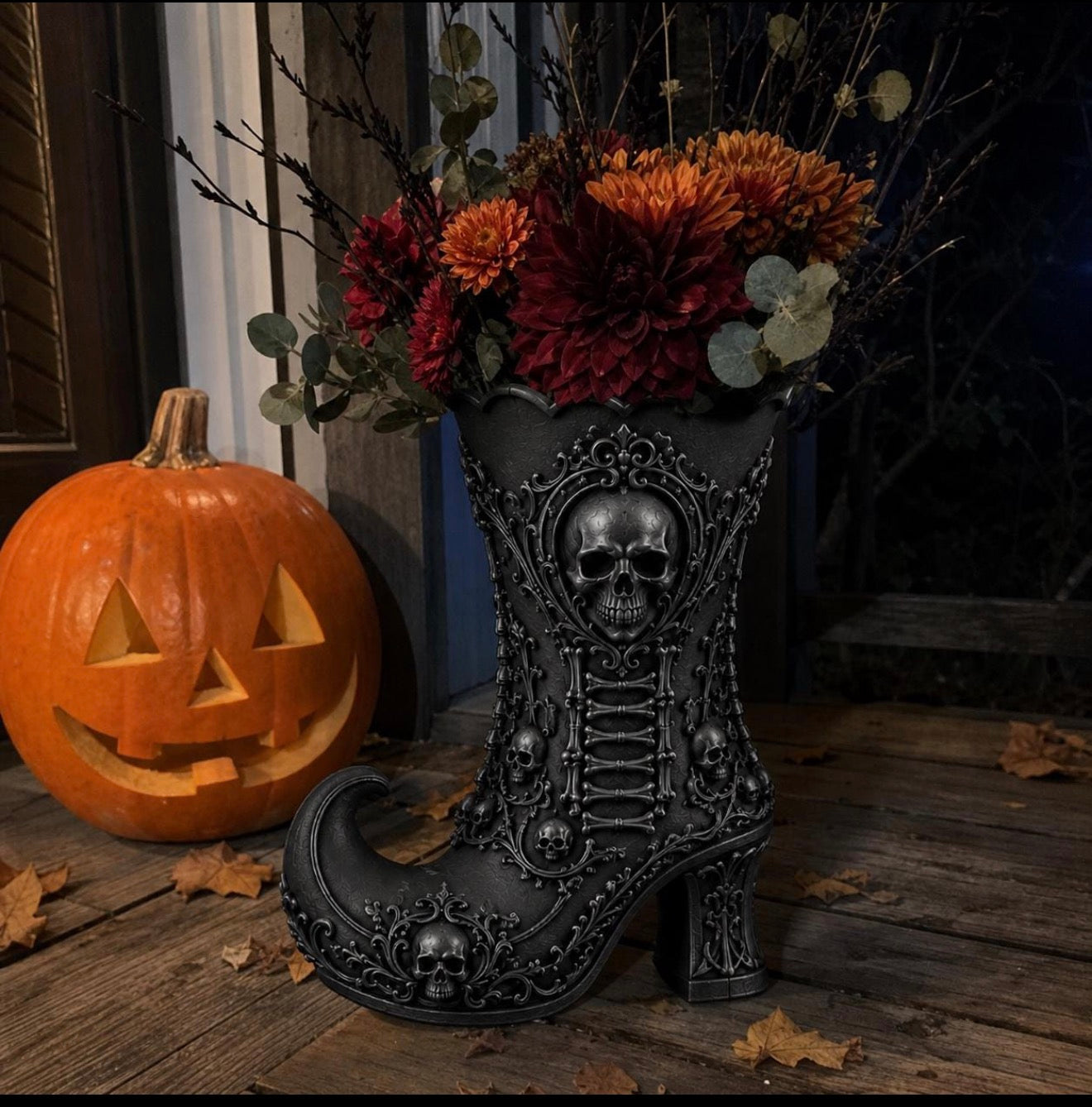 Witch Boot Pen Holder/Vase