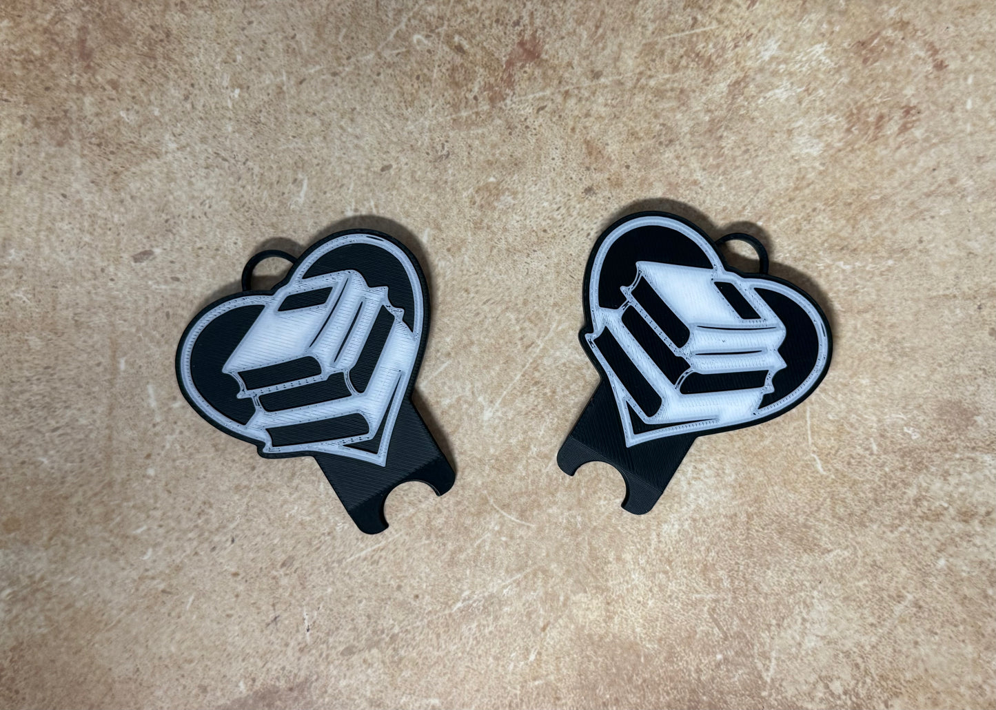 Heart Book Stack Nail Saver