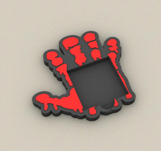 Bloody Hand Sticky Note Holder