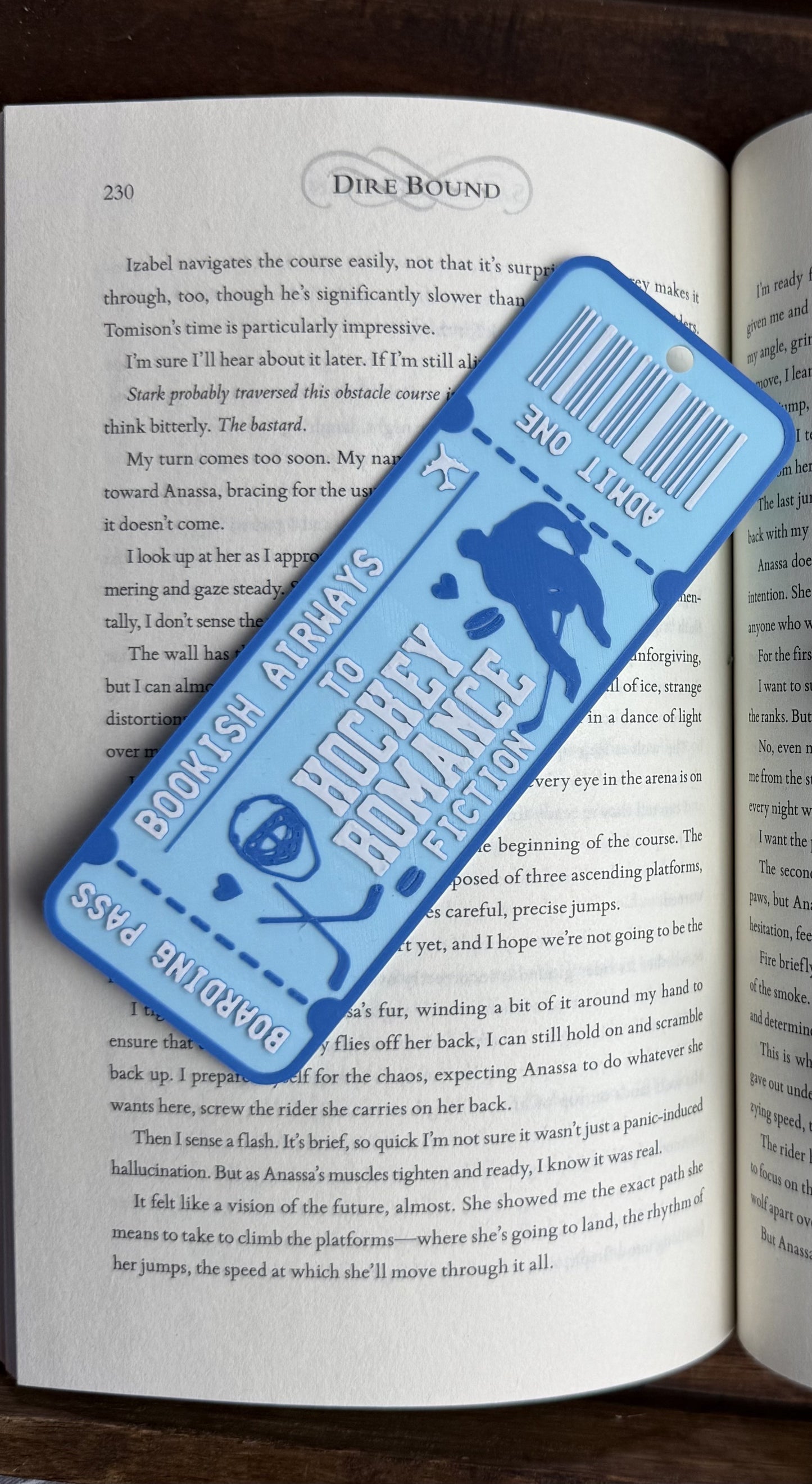 Hockey Era Ticket Bookmark