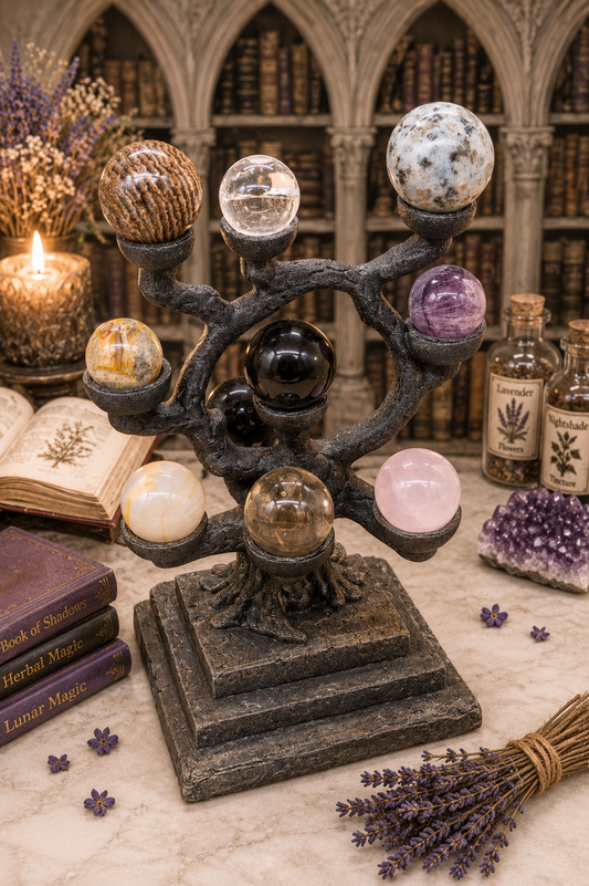 Multi-Crystal Sphere Holder