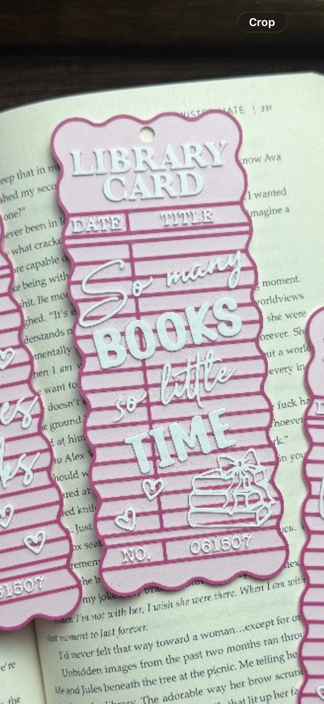 So Many Books-Library Card Bookmarks