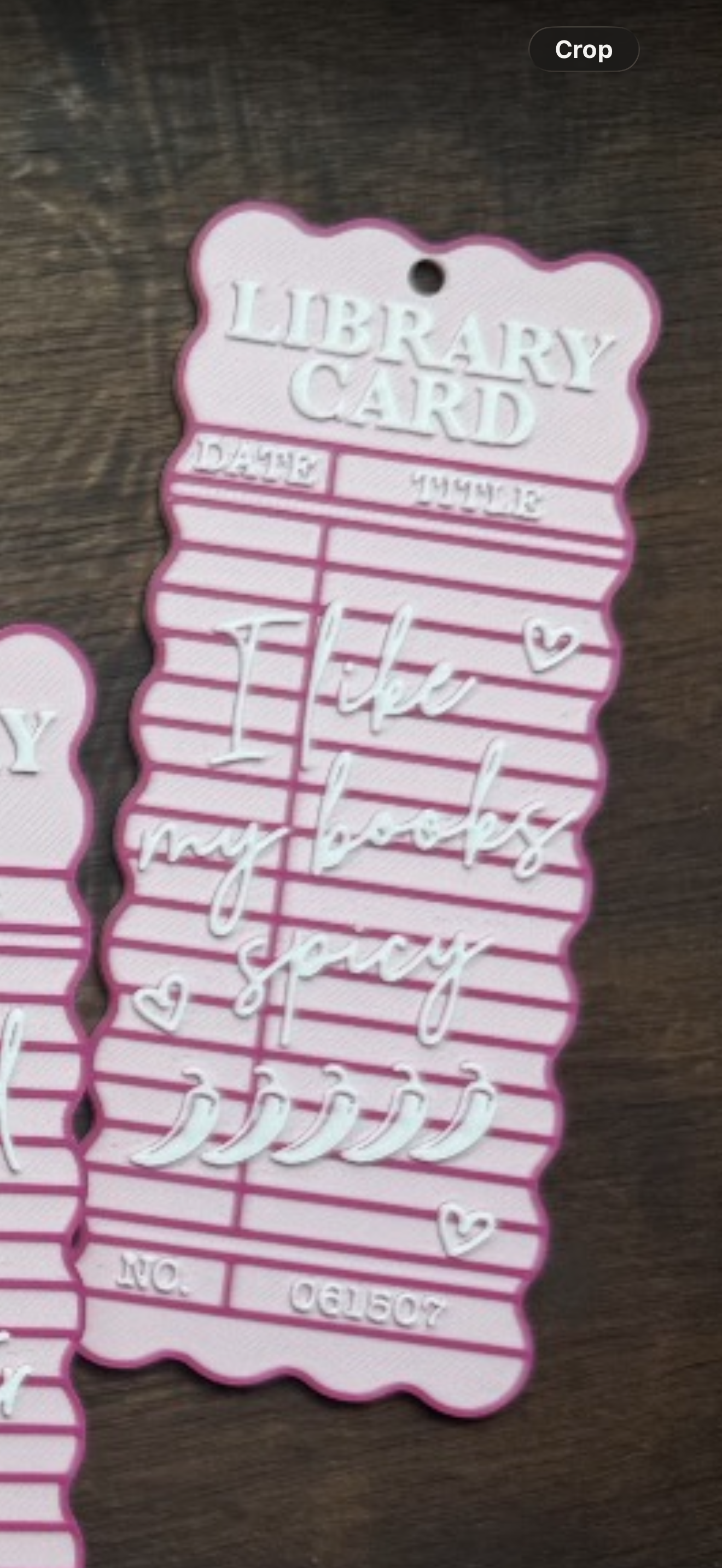 I Like My Books Spicy-Library Card Bookmarks