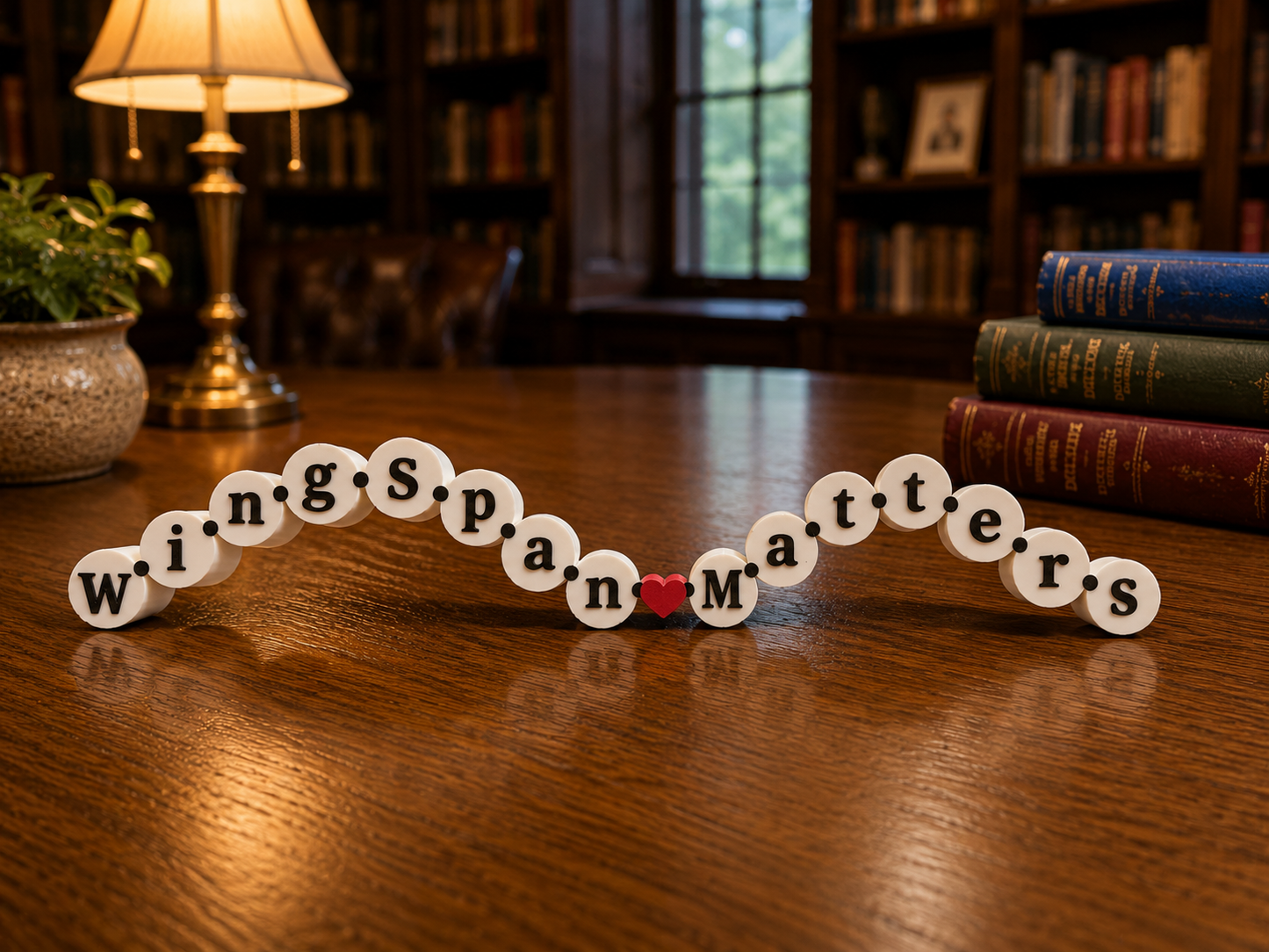 Wingspan Matters Friendship Bracelet Bead Shelf Decor