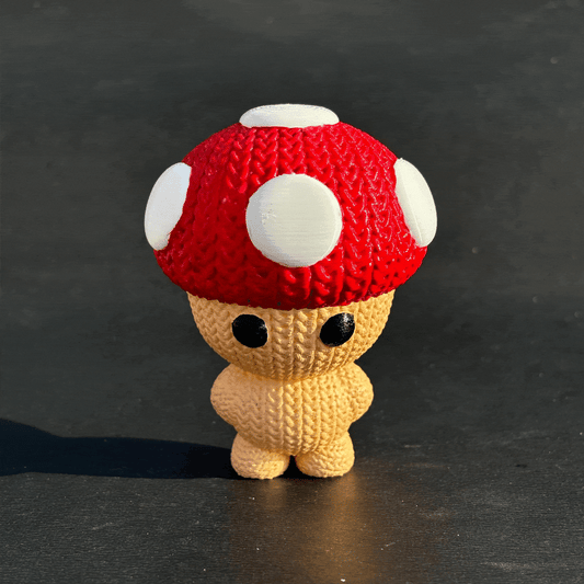 Mushroom Not-So-Knitted Knits
