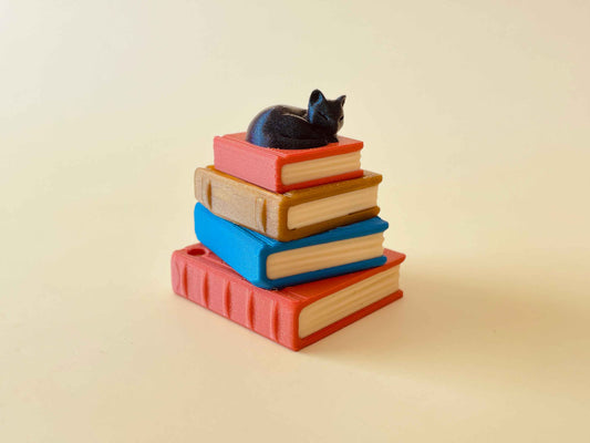 Cat Book Stack Clicker